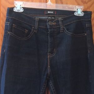 Dark wash BDG skinny jeans